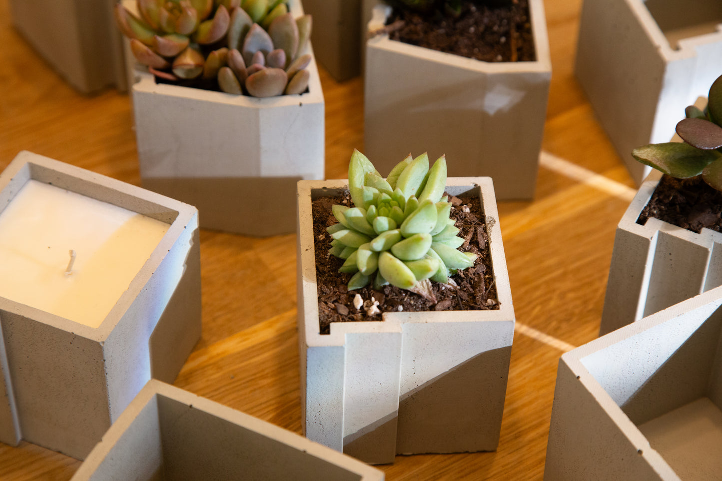 New Mexico Concrete Planter | Candle Holder | Vessel