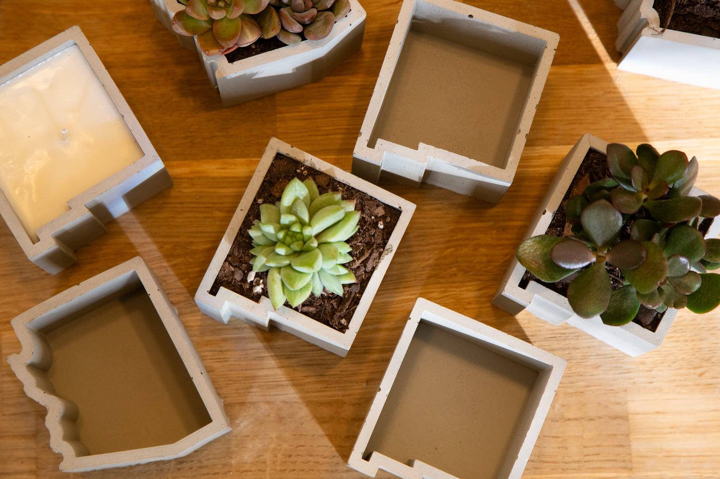 New Mexico Concrete Planter | Candle Holder | Vessel